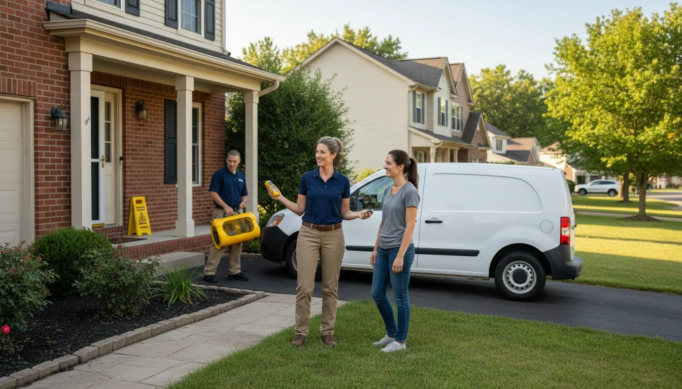 Residential water damage restoration in Olney, MT